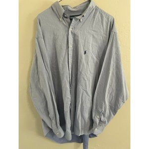 Polo Ralph Lauren "Yarmouth" 100% Cotton, 17 1/2-34/35, Denim Color-way